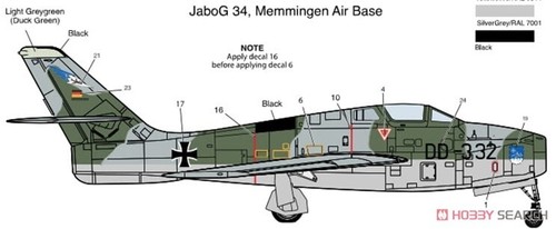 KINETIC K48068 1/48 Scale F-84 THUNDERSTREAK Model Kit - Bild 2 von 5