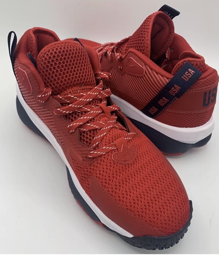 Team USA Damian Lillard Basketball Shoes Unreleased Red Dame  display picture 1