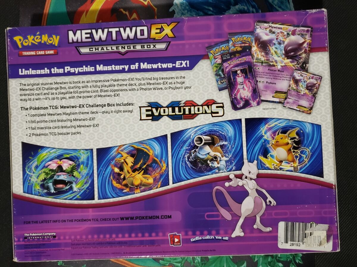 Pokemon TCG: Mewtwo Ex Box