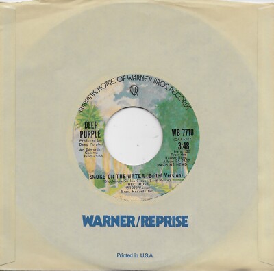 DEEP PURPLE  Smoke On The Water / Smoke On The Water live  original 45 from 1973