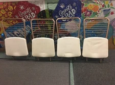 4 -1950's Retro Mid Century COSCO Folding Chairs gate fold vinyl seating vintage