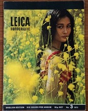 Leica Fotografie English Edition 1973 No.3, No.4  No.5