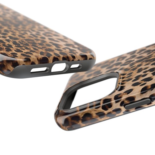 Funda resistente magnética con estampado de leopardo, cubierta de teléfono con estampado de animales, tecnología elegante - Imagen 75 de 161