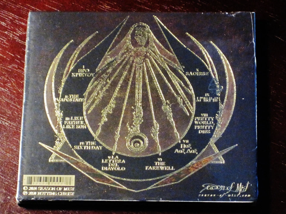 Rotting Christ: Pro Xristou CD 2024 Season Of Mist USA SOM 777D Digipak NEW - Image 3 of 4