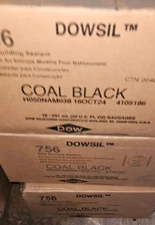 756 Dowsil SMS Building Sealant Coal Black 16 Sausages H050NAM038 Expire 10/2024