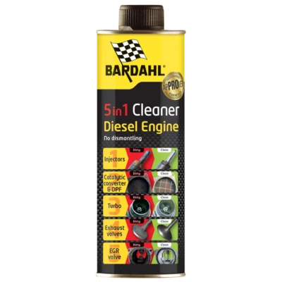 BARDAHL Diesel 5 in 1 CLEANER - Diesel-Motorreiniger 5 in 1 - 500 ml - Ref 9357D