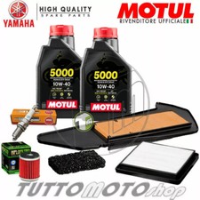 Tagliando YAMAHA X-MAX 300 2017 2018 2019 2020 2021 / MOTUL 5000 filtri candela