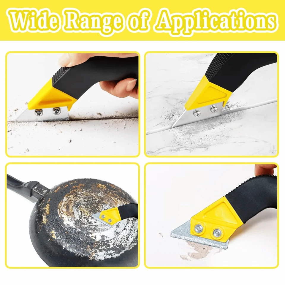 HEAVY DUTY TUNGSTEN FLOOR WALL TILE TILING GROUT RAKE REMOVER CLEANER HAND TOOL - Image 4 of 4