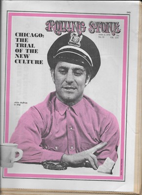 ROLLING STONE magazine #55  ABBIE HOFFMAN cover  Iggy Pop & The Stooges Mountain