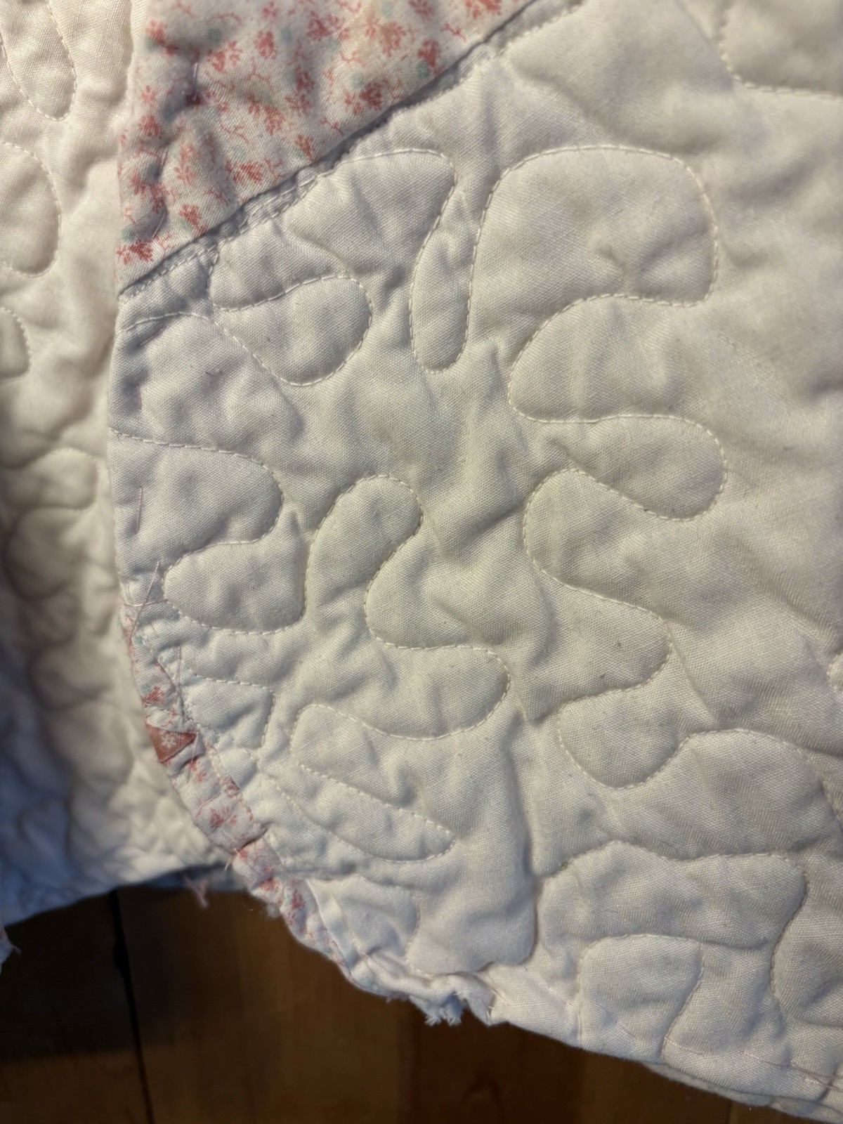 Handmade M/L  Patchwork Quilt Coat Jacket Cottage… - image 10