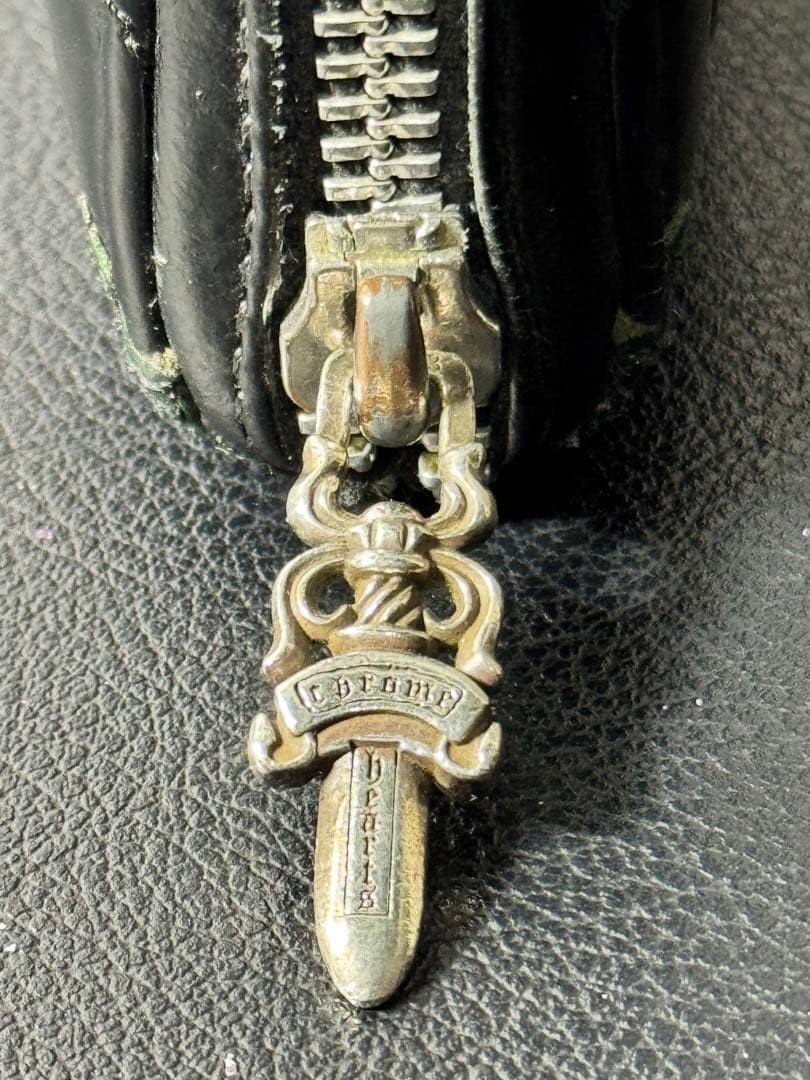 Chrome Hearts ZIP Long Wallet Leather logo Black multicolor fashion goods Mens thumbnail 5