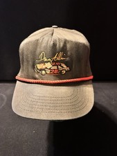 Vintage 90's Embroidered NASCAR Davey Allison Snapback Hat