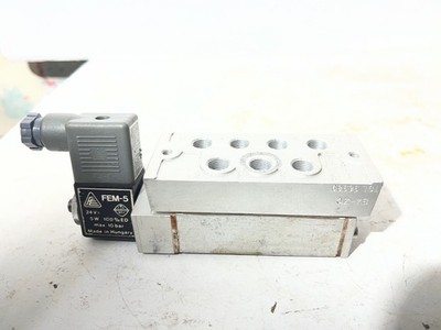 Wegeventil  Ventil  ORSTA  TGL 36389 mit Magnetverntil FEM-5