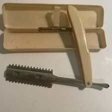 Antique Durham Duplex DE Safety Razor in Celluloid Case Pat 1907