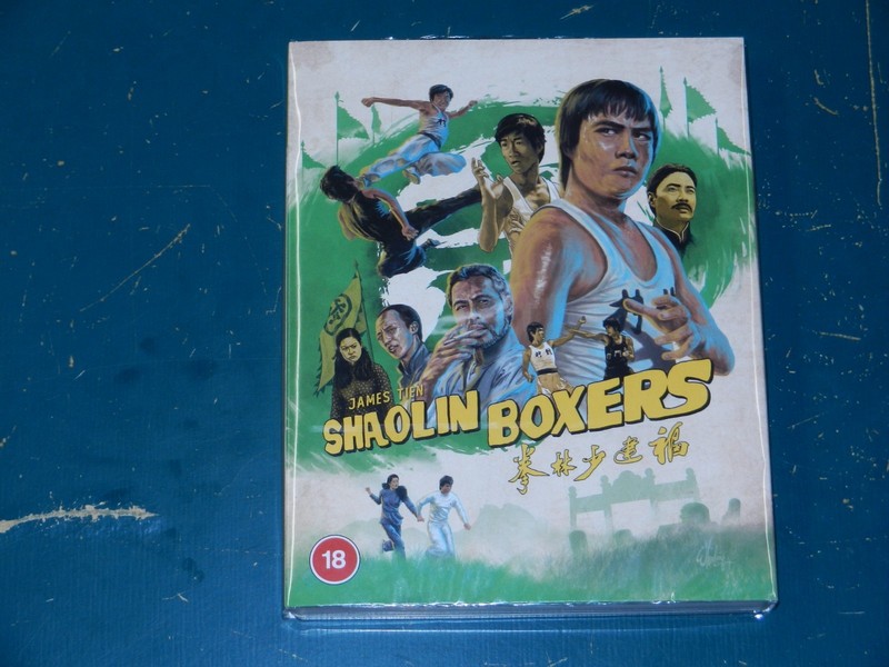 BLU-RAY EUREKA SHAOLIN BOXERS LIMITED EDITION KUNG FU JAMES TIEN GOLDEN HARVEST