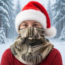 Men Women Tactical Neck Warmer Gaiter Winter Polar Fleece Face Mask Cover Scarfs