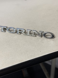 Vintage Ford Torino 1968 1976 Emblem Badge Script Great Condition