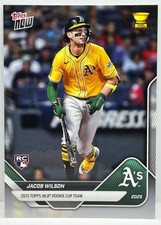 2025 Topps Now - Rookie Cup - Jacob Wilson RC-5 - Athletics.