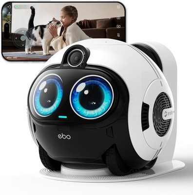 Enabot EBO Max FamilyBot AI Home Camera: 4K Camera Robot Companion