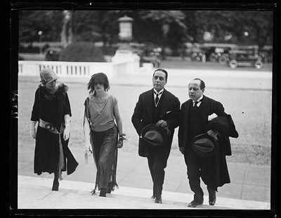 Photo:New York NY Chilean Mission Attache Wife Mme de Espinosa 1920s Group