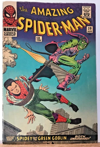 MARVEL Amazing Spider-Man Vol.1 #39 1966 Lee-Romita Spidey vs Goblin VG- 3.5