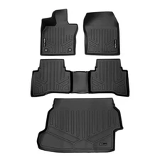 SMARTLINER SA0700/B0700/D0700 Front/Rear BLACK Floor Liners for Toyota Prius