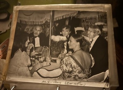 Ron Galella rare photo 1971Natalie Wood Richard Brooks E,G. Robinson description