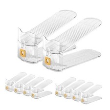 Shoe Slots Organizers 10Pack Shoe Stacker Organizer for Closet 10 Pack Clear