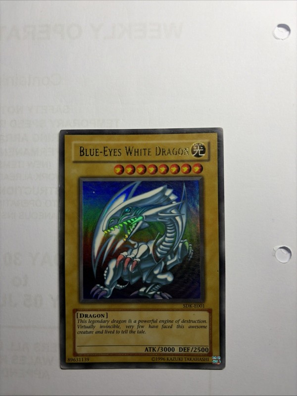 Yu-Gi-Oh Blue-Eyes White Dragon SDK-E001 Unlimited LP/MP Starter Deck Kaiba