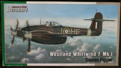 Special Hobby SH 32047 Westland Whirlwind CannonFighter 1:32 m. Extras