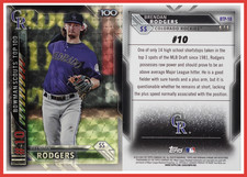 2016 Bowman Scouts Top 100 Brendan Rodgers Super Fractor 1/1 #BTP-10 Rockies