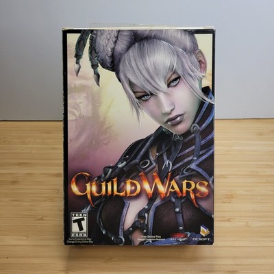 Guild Wars 2005 PC CD-ROM Complete Big Box CIB w/ Poster