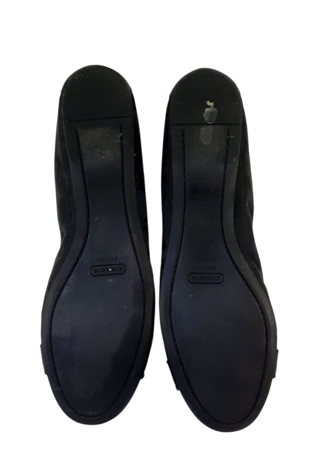 COACH CHELSEY SLIP ON BLACK BALLET FLATS WOMENS SZ 8 B thumbnail 6