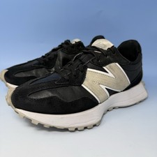 New Balance 327 WS327BL Sneakers Womens Sz 6 M B Black White Lifestyle Shoes