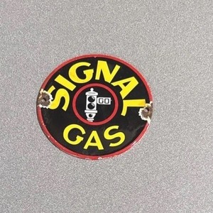 SIGNAL シグナル ガソリン ポンププレート 看板 Signal Gasoline Sign | eBay