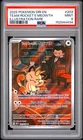 2025 POKEMON DRI EN-DESTINED RIVALS ILLUSTRATION RARE TEAM ROCKET'S MEOWTH PSA 9