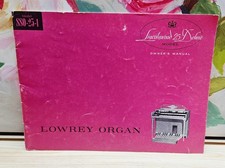 Lowrey Organ Lincolnwood 25 Deluxe Model Owner's Manual