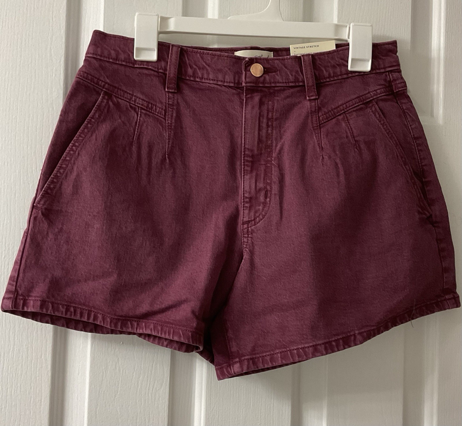 Women’s Universal Thread Maroon Vintage Stretch S… - image 3