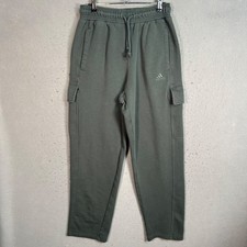 Adidas Womens Size Small Olive Cargo Straight Leg Sweatpants