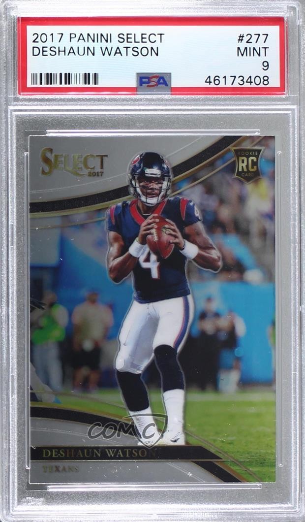 2017 Panini Select Field Level Deshaun Watson #277 PSA 9 MINT tt9