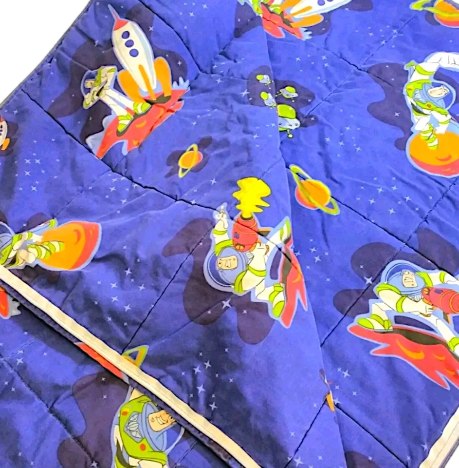 Saco de dormir para niños Toy Story con bolsa de transporte 60"x 29" cremallera Buzz Lightyear Foto 2 de 3