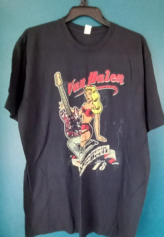 Van Halen 2007 World Tour Shirt XL Original Concert Merch NWOT US/Canada Cities