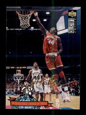 1994-95 UD COLLECTOR'S CHOICE FRENCH #399 HAKEEM OLAJUWON GOLD SIGNATURE