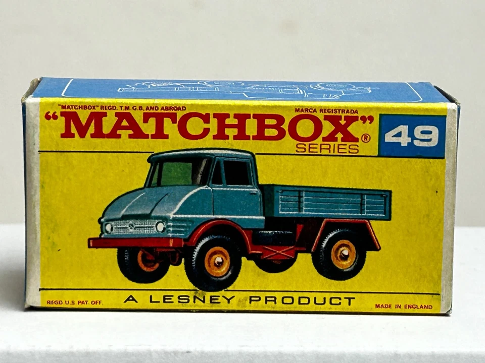 Matchbox No. Camión Mercedes Unimog 49 con caja original Foto 3 de 4