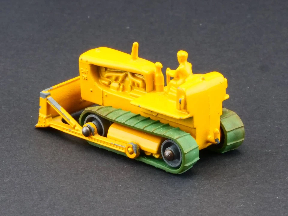 Matchbox 18 B regular wheels Caterpillar Bulldozer 1958 1706-02-65 - Bild 2 von 4