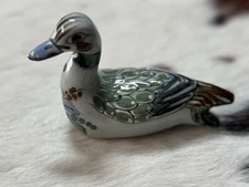 Vintage Mexican Ceramic Tonala Goose Signed