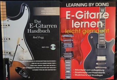 Das E-Gitarren-Handbuch von Rod Fogg + E-Gitarre lernen leicht gemacht
