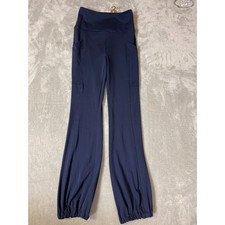 Lou & Grey Yoga Pants Womens XS Navy Blue High Rise Moisture Wicking Athleisure