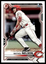 2021 Bowman Draft #BD-103 Matheu Nelson