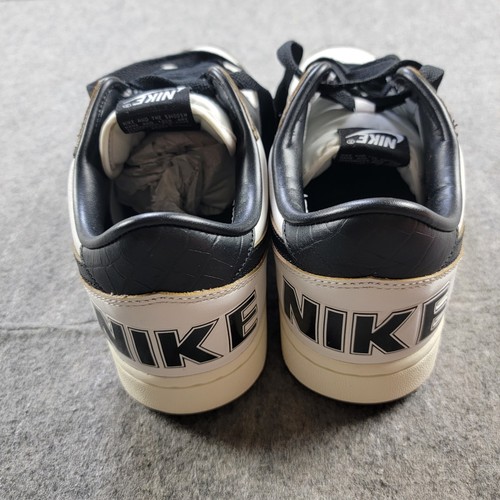 Nike Terminator Low Leather Reptile Mens Size 10 Phantom Black Coconut White - Picture 6 of 11
